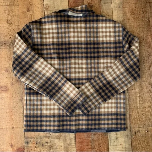 Charlie b collections reversible fall plaid button up coat - Picture 7 of 9